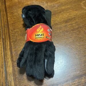 Heat Holders Women’s Thermal Gloves Size Small/Medium Black Touchscreen